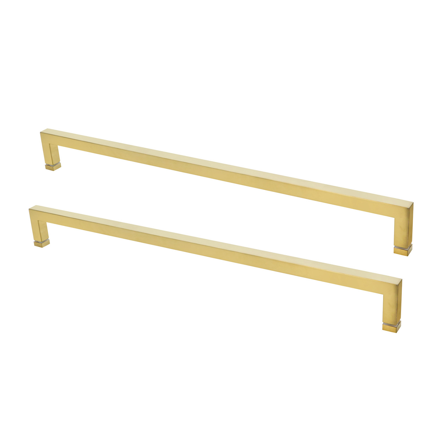 1.0mm Thickness Square Glass Pull Handle for Shower Door SS304 Corrosion Resistant