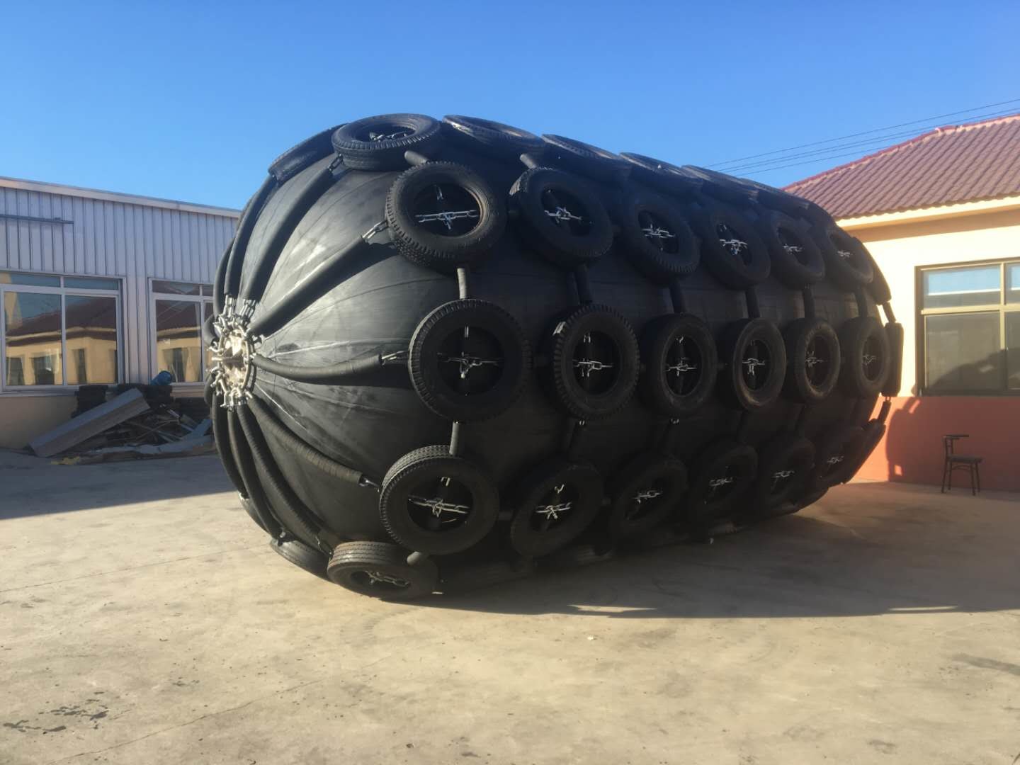 Integral Winding Floating Yokohama Pneumatic Rubber Fenders D1700x L3000