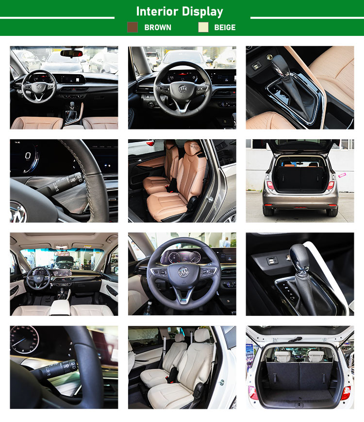 Electric Driver's Seat Adjustment 2024 Buick GL6 SUV Petrol/ Gasoline Cars Made in Buick Veran sedan car high speed 210km/h