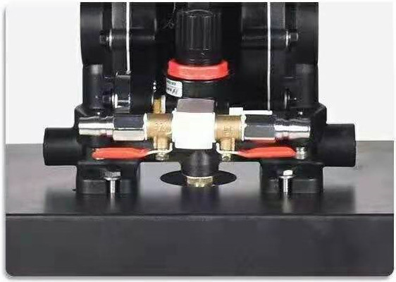 DN80 Sulfuric Air Operated Transfer Pump , Pneumatic Double Diaphragm Pump