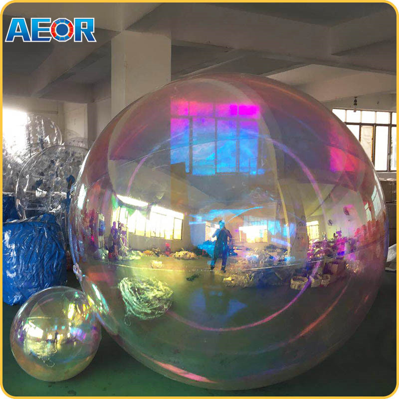 Gaint PVC Inflatable Mirror Ball for Party Decor and Event with Customizable Design