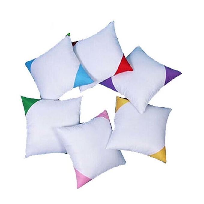Colored Angle Blank Sublimation Polyester Pillowcase For Personalised Photo Printing