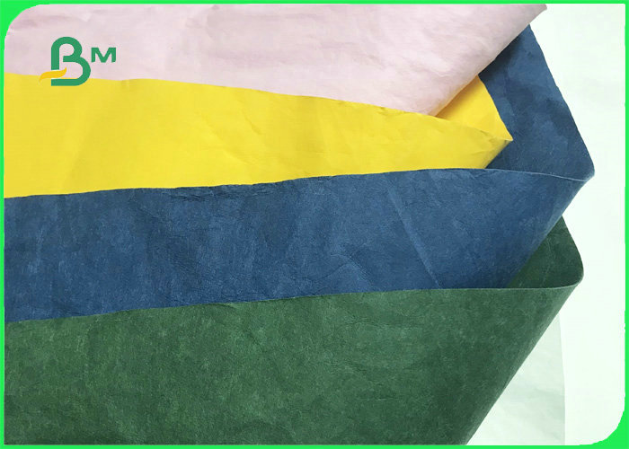Imported Environmental Material Colorful Washable Kraft Paper For Making Bags