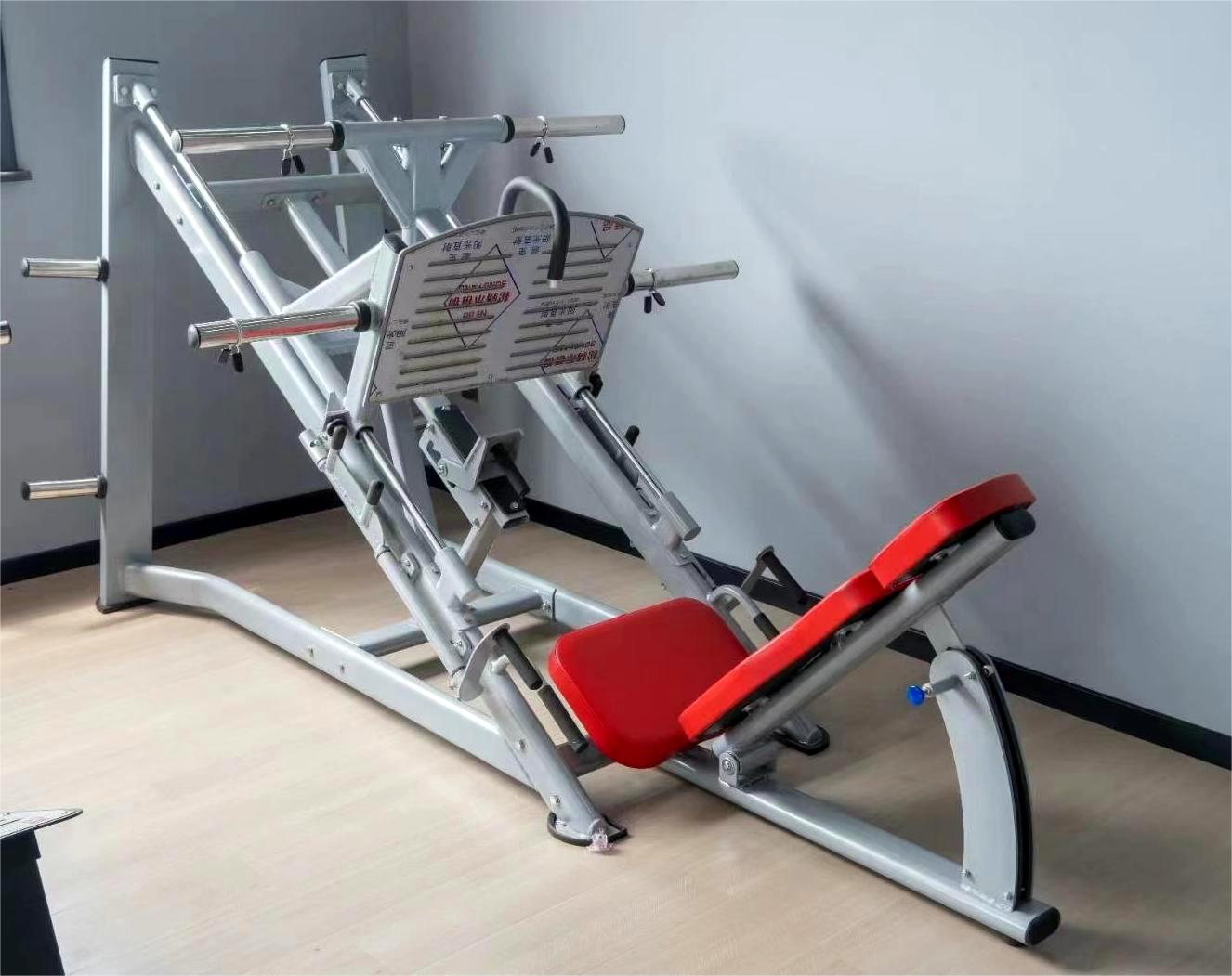 Commercial Gym Equipment Adjustable Bench 45 Degree Leg Press Plate Loaded