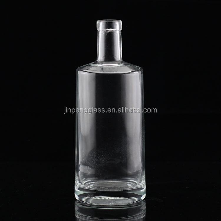 500ml Soft Beverage Glass Water Bottle with Transparent Design and Screw Cap Lid
