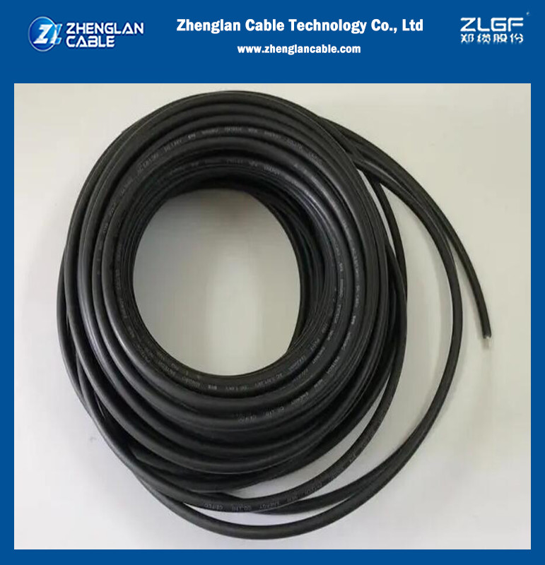 CU 1x4mm2 PV DC Solar Cable Black For Solar Panels Connection 1.5KV DC H1Z2Z2-K