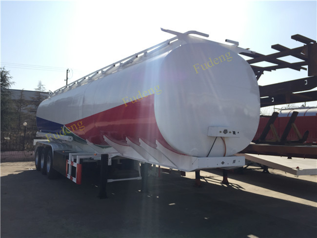 Round 40000L 45000L 50000L Diesel Oil Fuel Tanker Semi Trailer