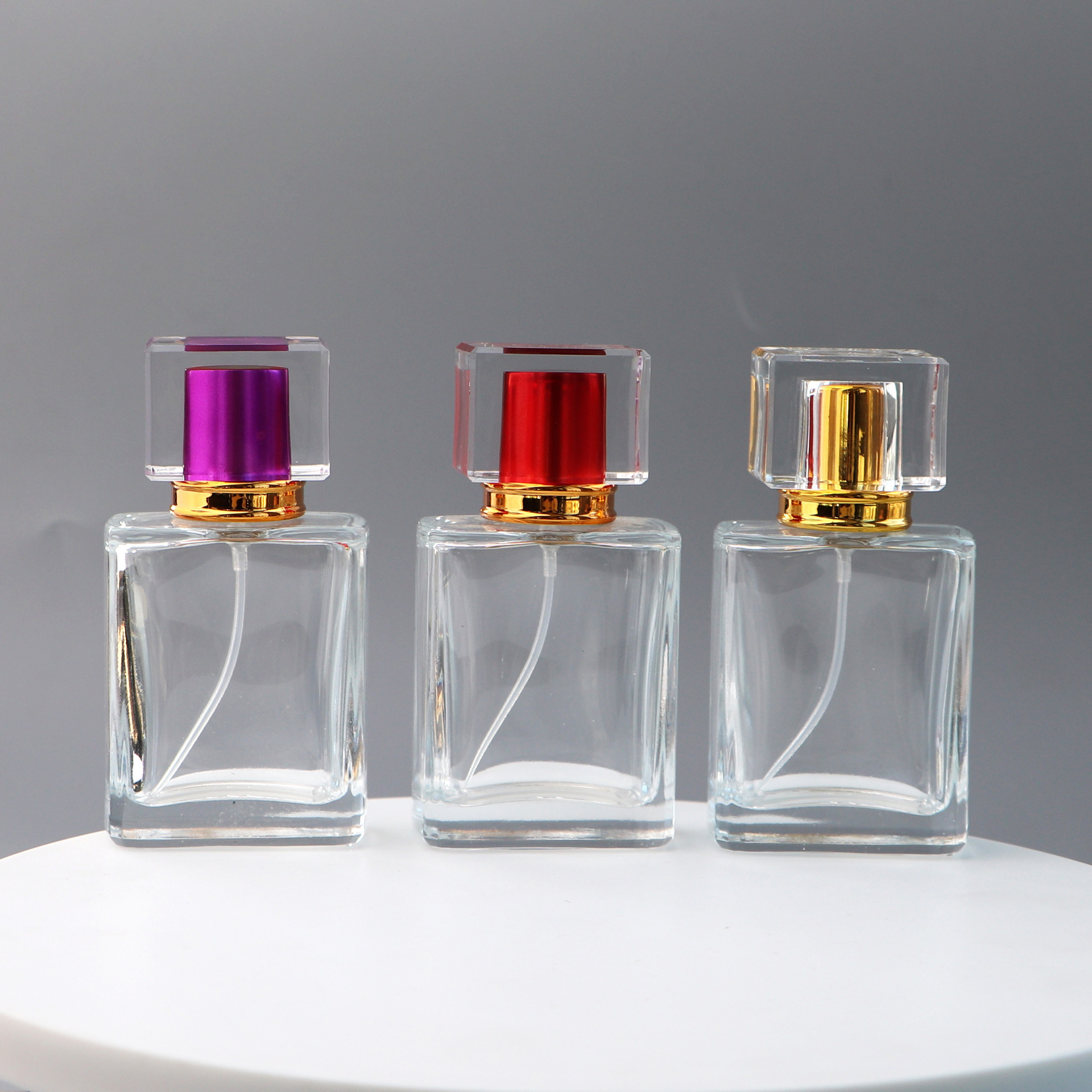 10ml 15ml Transparent Empty Frost Custom Clean Perfume Glass Bottle with Serum Pump NO Reed Diffuser NO Mess NO Waste