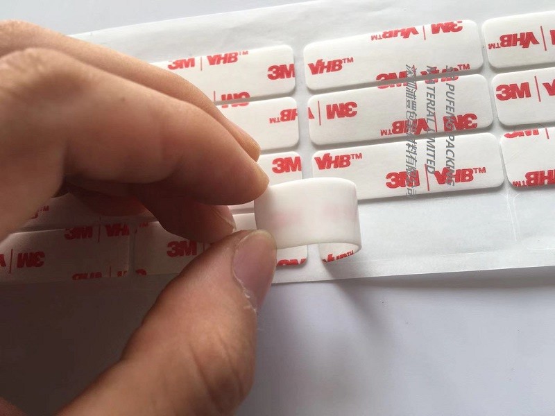 High Temperature Resistance RoHS VHB Die Cut Adhesive Tape , 3M PE Foam Double Sided Tape