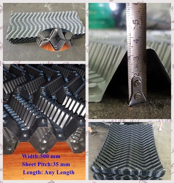 Corrugated Tower Filler PVC Cooling Tower Filler Manufacturer PVC Cooling Tower Parts