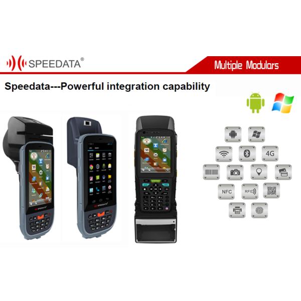 Rugged Handheld Terminal Android Compatible Printers PDA Scanner With Printer