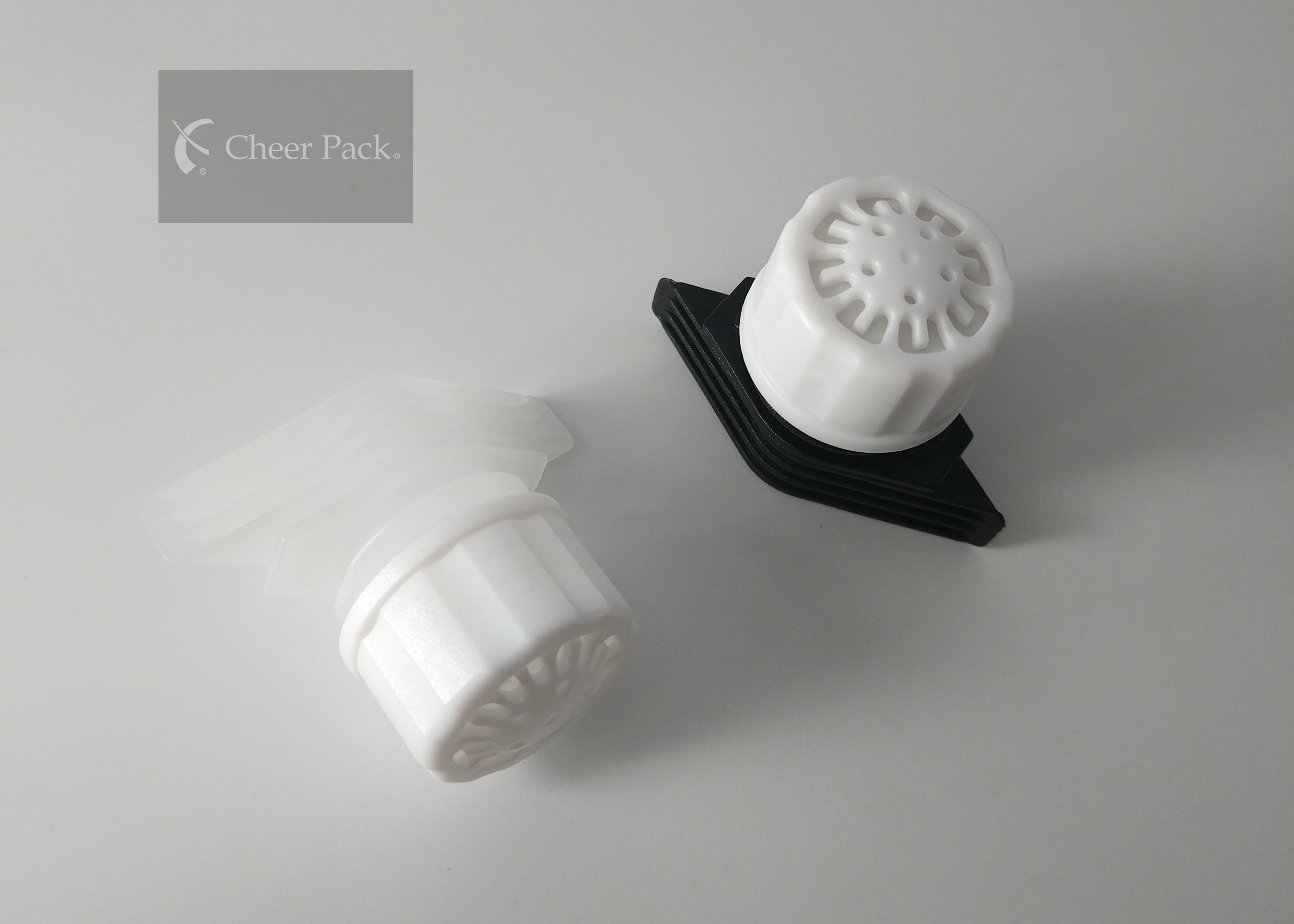 PE Material Can ventilate But Not Leakage Plastic spouts Cap For Stand Up Pouch