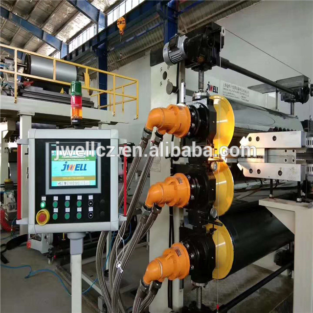 JWELL PVC Leather Extrusion Production Line Machine