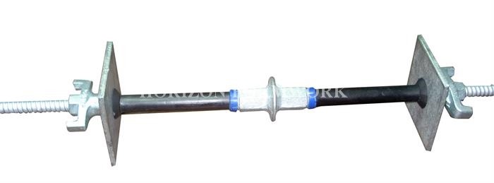 Steel formwork tie rod for construction