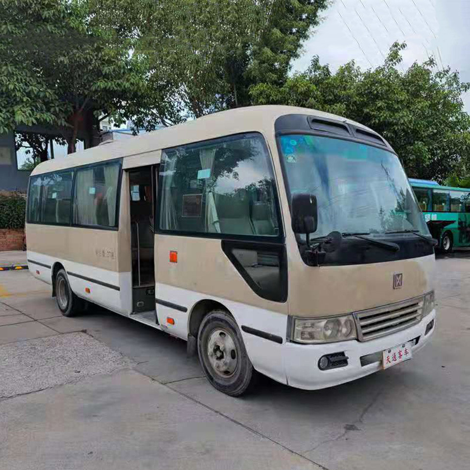 27 Seats JMC Used Mini Coach LHD Used Shuttle Buses With Diesel Fuel