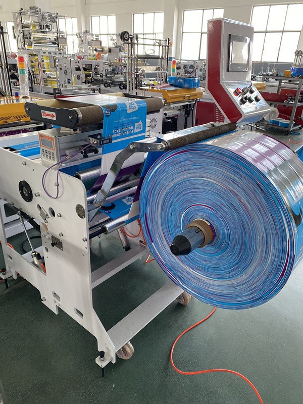 LDPE HDPE PE Film Rewinder 1.75kw 1600X1050X1500mm