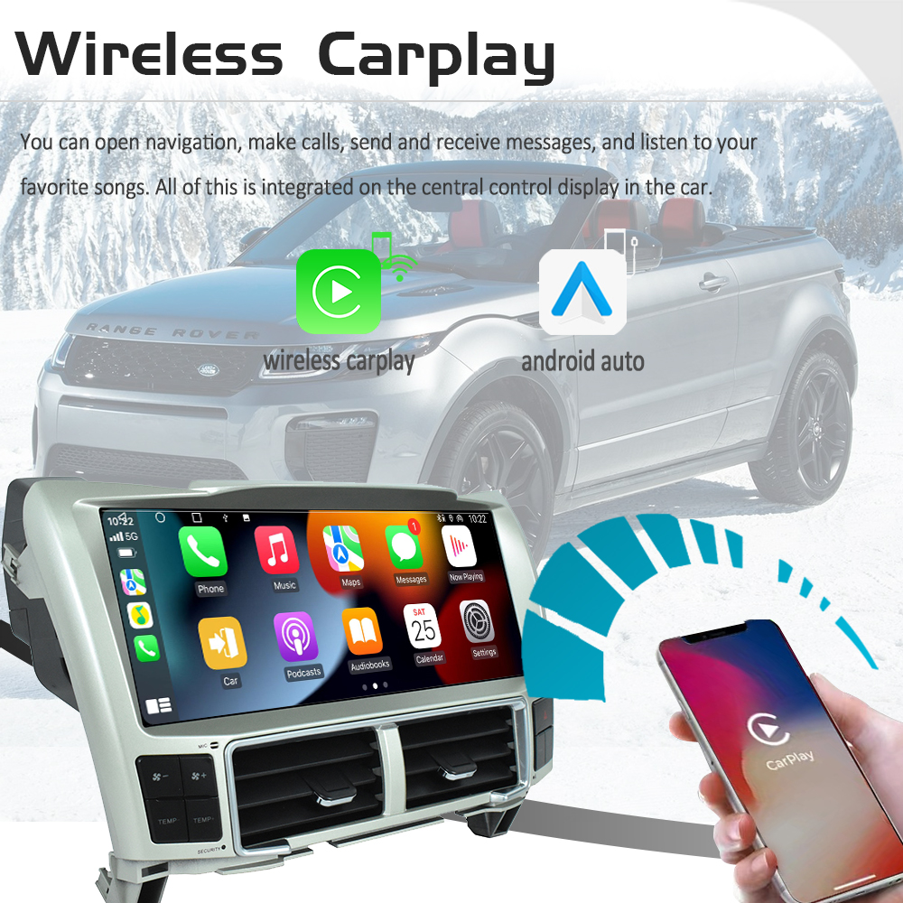 12.3 inch Android Head Unit For 2002-2007 Lexus RX330 Multimedia Player Auto Stereo GPS Navigation wireless Carplay