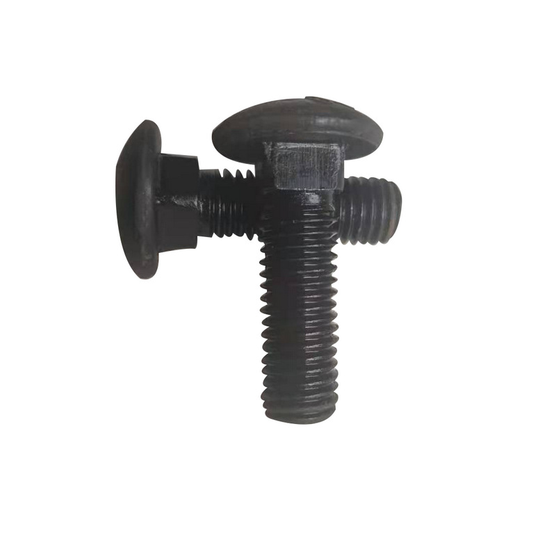 Black Oxide Iron Galvanized Half Round Head Square Neck Bolts DIN603 with DIN Standard