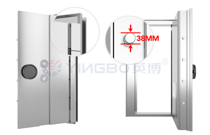 H2250*W1450mm Anti Cutting Modern Bank Vault Door Three Lock Linkage YB/VC-2