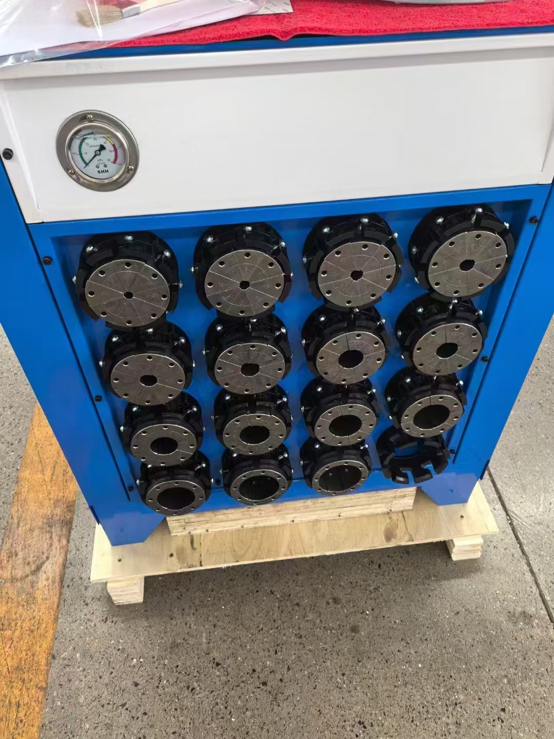 2 Inch Button Control Systerm Hydraulic Hose Pressing Machine With Fast Change Mould Tools