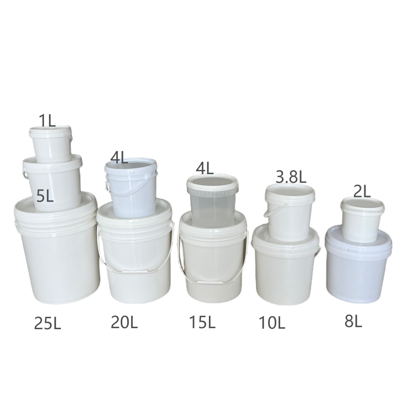 10 Liter Plastic Bucket with Lid Heavy-Duty Food Bucket 1.0 to 2.5 MM Thickness BPA-Free