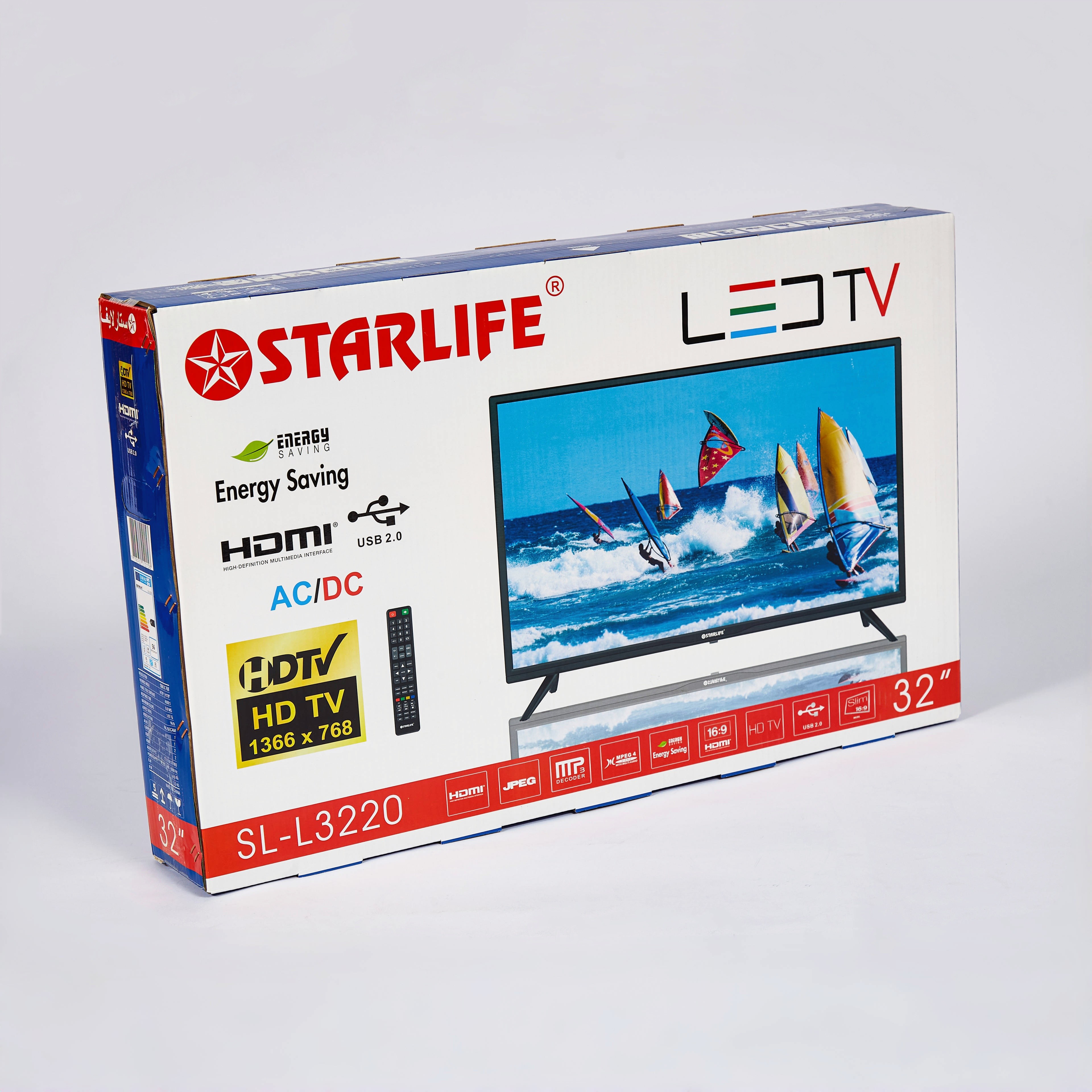 Custom Logo Cardboard Folding Corrugated Paper Boxes for Large Smart TV Packaging
