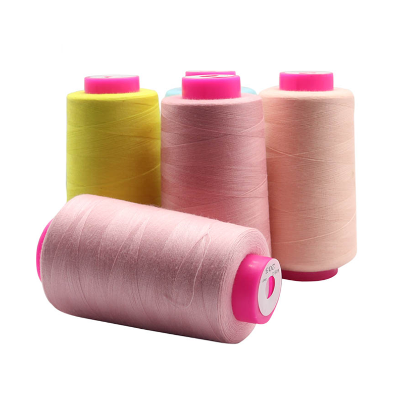 Colorful Polyester Item Polyester Cotton Thread 100% Spun Sewing Thread