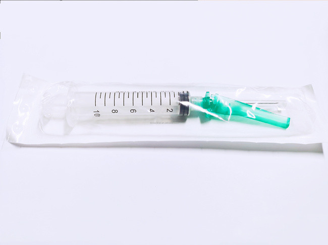 EO Transparent Sterile Disposable Medical Syringe Without Needle 16G 30G