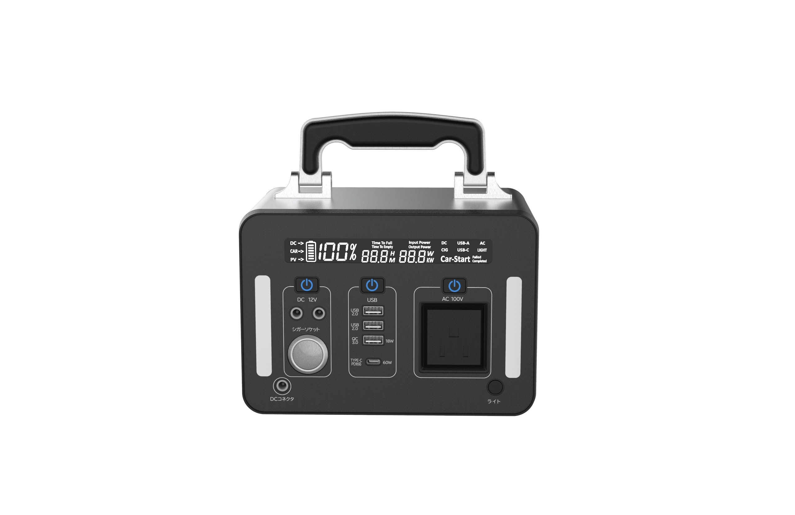 299Wh Portable UPS Supply AC 300W MPPT Lithium Ion Power Station