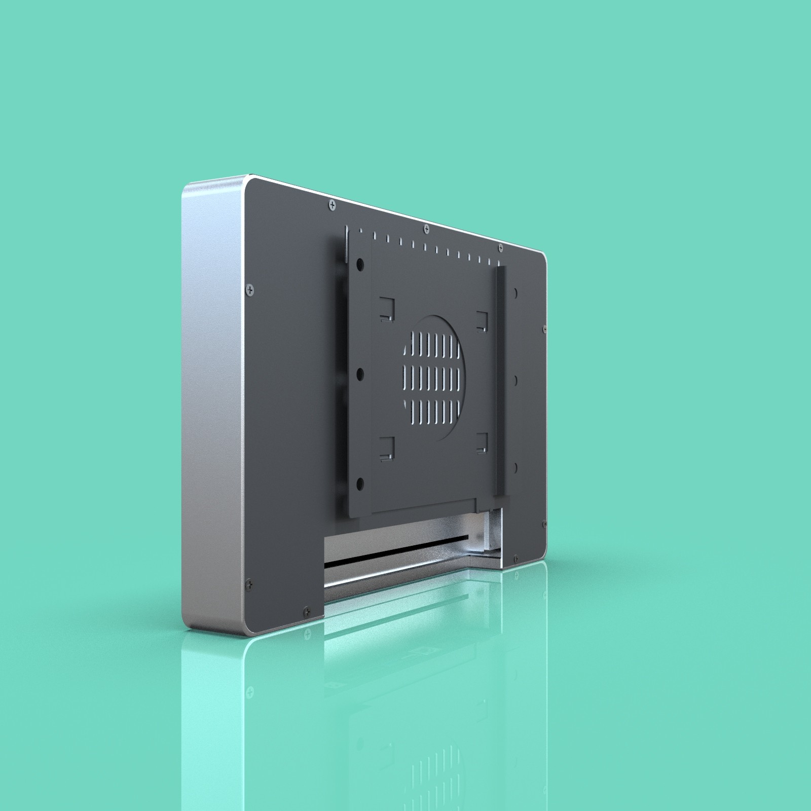 JP1103 Wall-Mounted Face Recognition, Card Reader, and QR Code Scanning 10-Inch Access Control Tablet