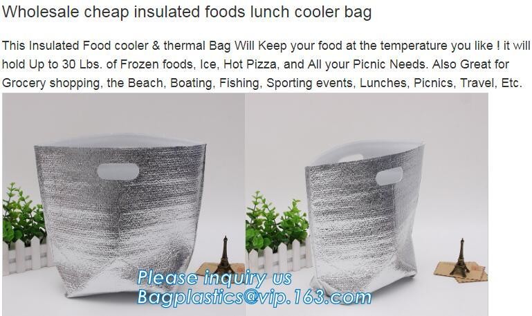 cooler bag waterproof oxford shoulder bag ice pack thermal picnic lunch box vehicle insulation bag for meal drinks pack