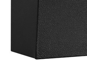 Wall Mount Locking Mailbox Large Capacity with Code Lock Black House Numbers Included