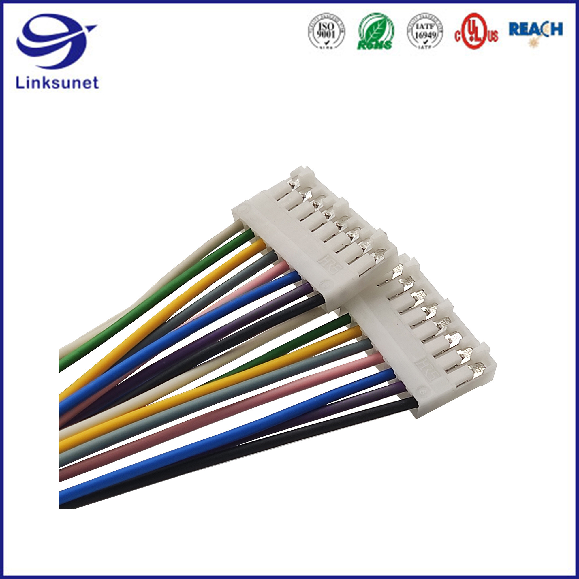DF1B 6S 2 2.50mm Female Receptacle Car Wiring Harness Wire To Board Free Hanging