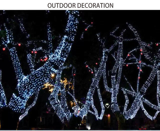 SMD0603 300MA Solar LED String Lights Color Change Reelable For Chrismas