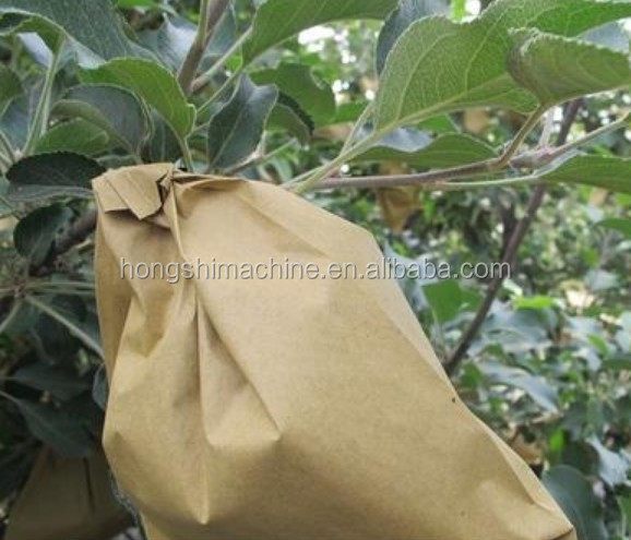 Mango Growing Paper Bag Manufacturing Machine , Fruit Protective Kraft Paper Bag Making Machine