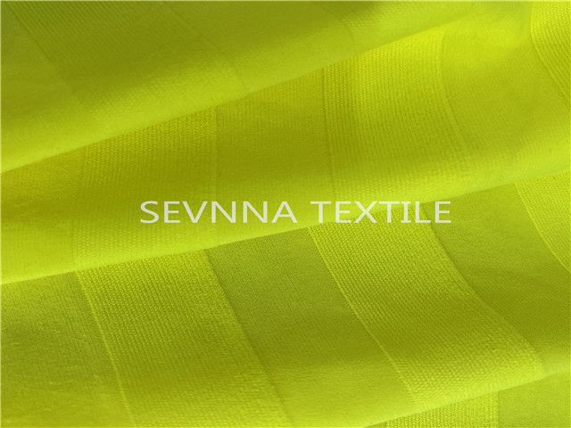 Fluorescein Breathable Yoga Wear Fabric Repreve Nylon Waterproof Airproof