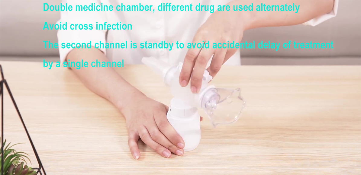 Commercial Cough Portable Nebulizer Inhaler Machine Healthcare MMAD 3.09μm