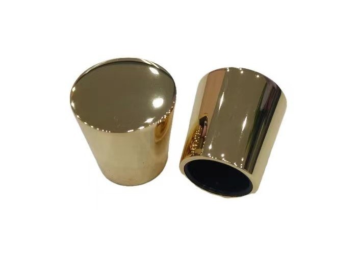 Zinc Alloy Cylinder Shaped Perfume Bottle Caps For Perfume Glass Bottle