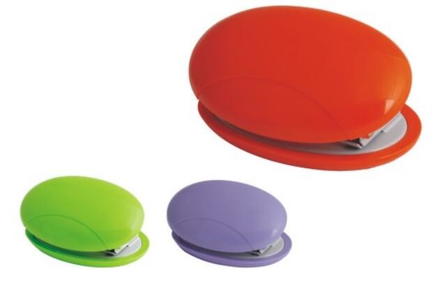 New Design Oval Shaped 6mm Hole 2 Holes Paper Punch for 15 Sheets Capacity