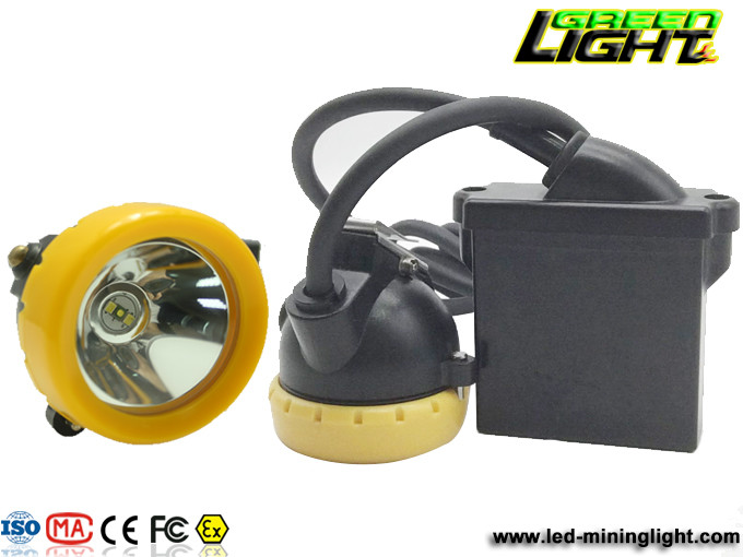 450mA 216Lum Underground Mining Cap Lamps Rechargeable Led Headlamp 1.67W