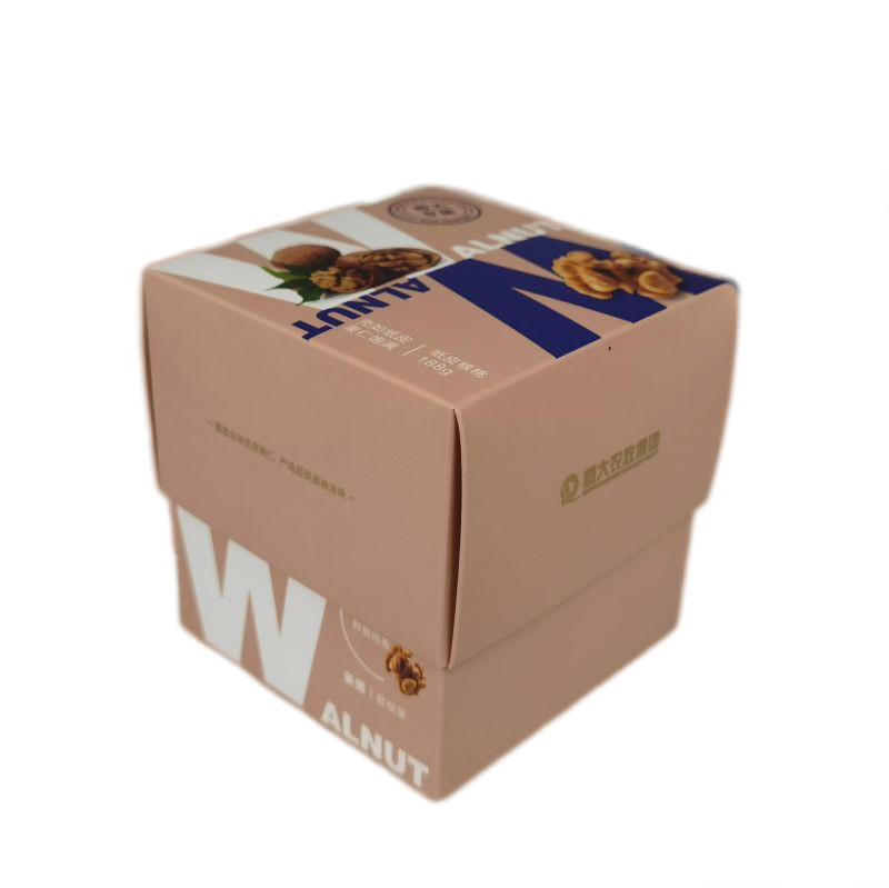 Greyboard Custom Printed Paper Boxes For Food Nuts Snacks Packaging