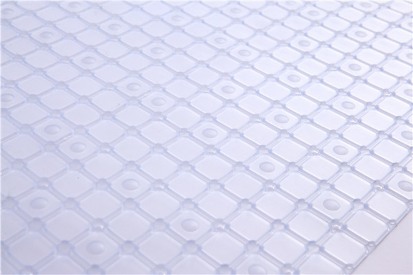 PVC Plaid 69 × 39cm Anti Slip Tub Mats Waterproof Shower Rug