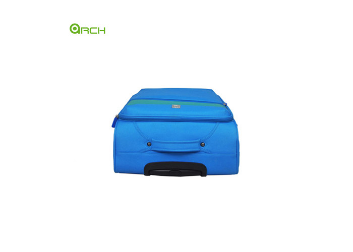 600D Polyester Soft Sided Luggage with One Front Pocket and Spinner Wheels