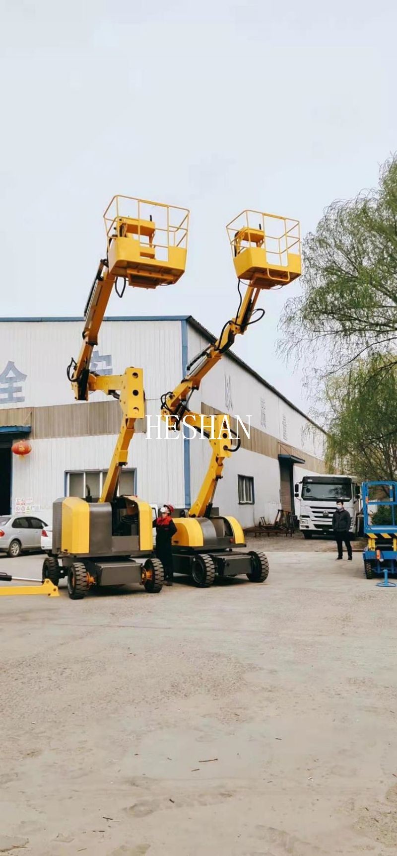 16m Hydraulic Articulated Boom Lift CE Approved Small Articulating Man Lift