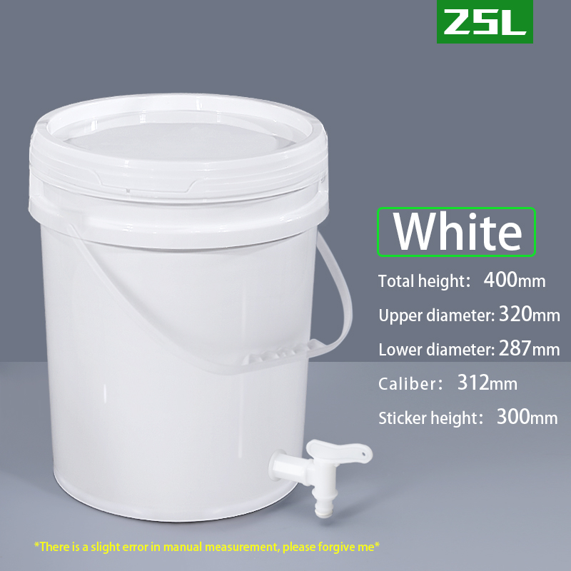 Food Grade Drink Dispenser 5 Gallon Plastic Bucket With Handle And Lids Customrized Logo