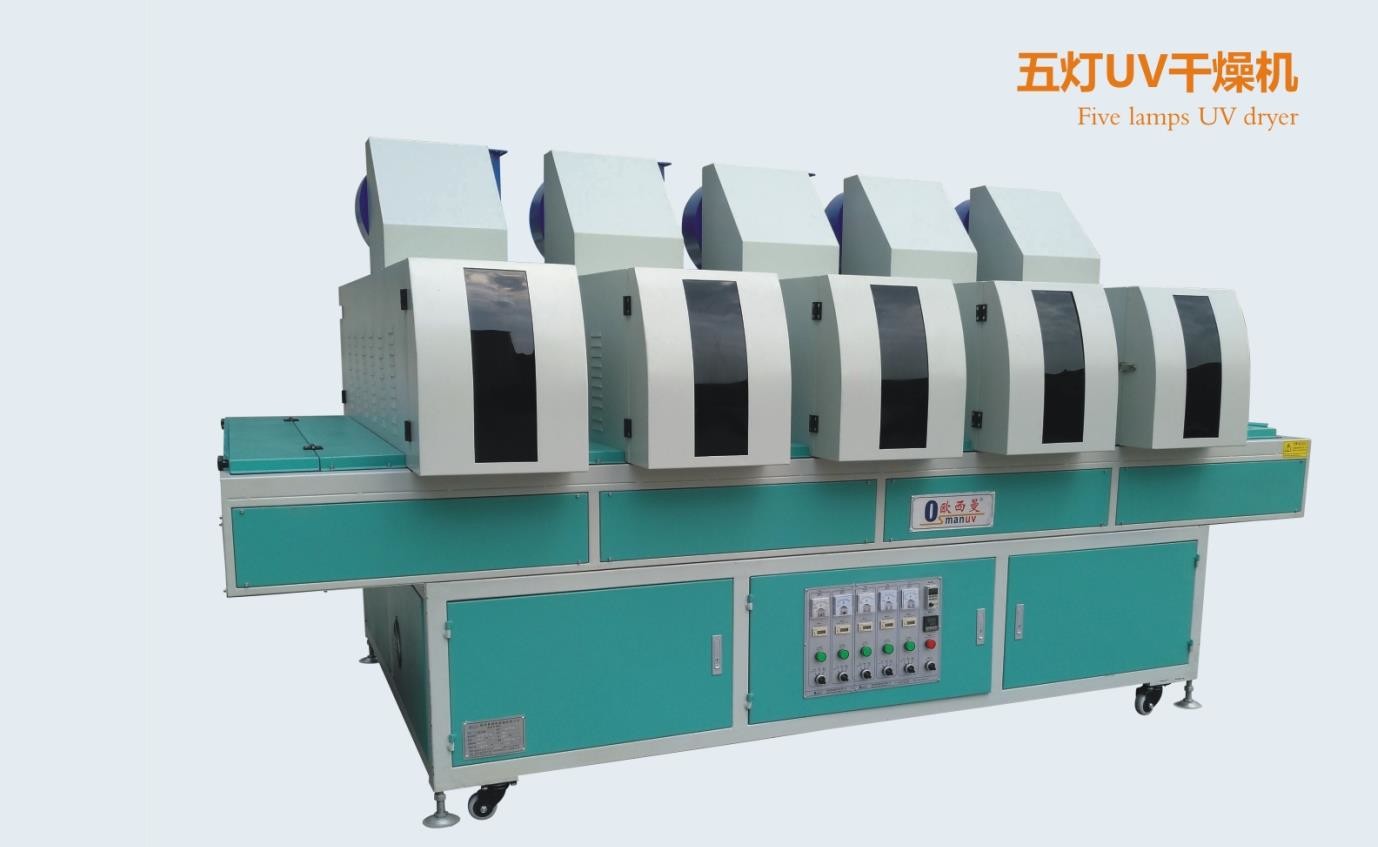 20m/Min 5 Imported Lamps Led Uv Curing Floor Machines 1320mm Width
