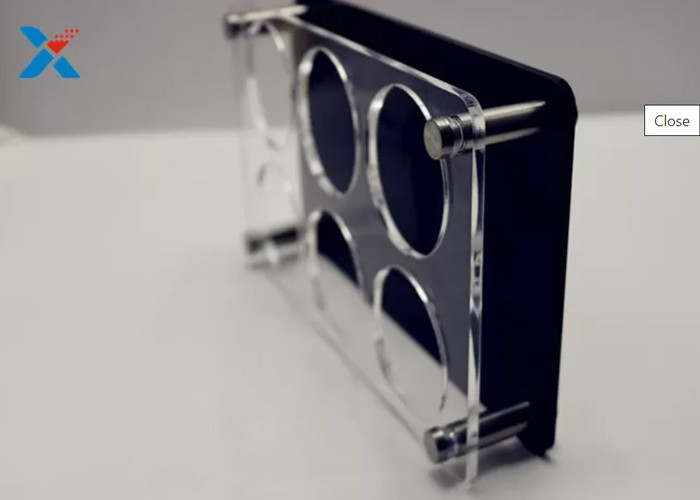 2mm Acrylic Plexiglass Sheet Transparent 6 Holes Stands Cup Holder