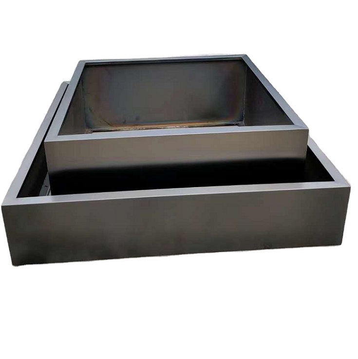 Outdoor giant tree planter luxury stainless steel tree pot planters