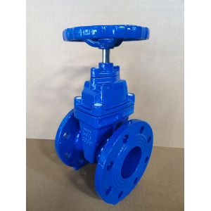 China DIN 3352 F4 Cast Iron Resilient Seated Flanged Gate Valve for Water Media on sale