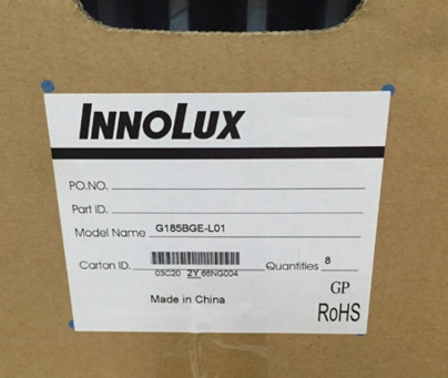 1366*768 High Brightness LCD Panel 18.5 Inch G185BGE-L01 300 cd/m2 Luminance